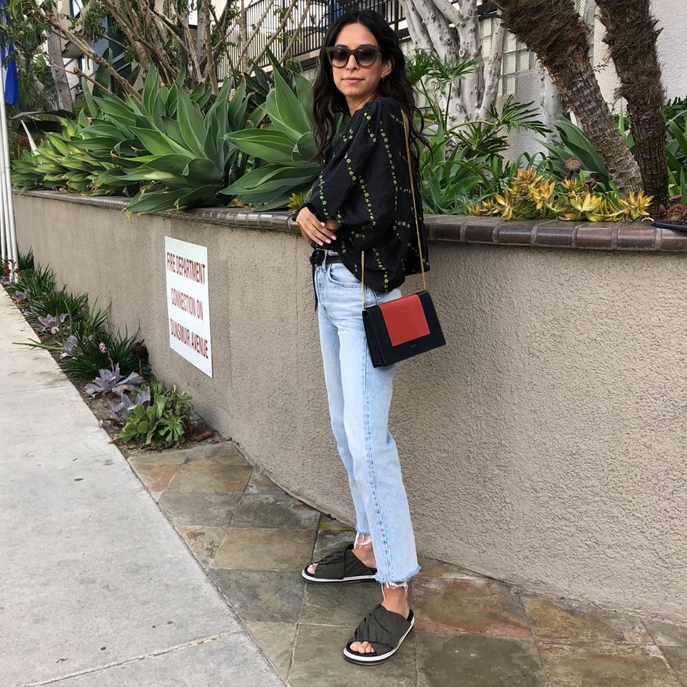 Zara straight leg high waisted jeans, size 24/25 Zara 0